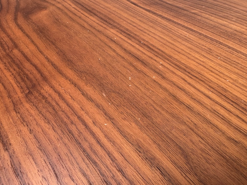 ウォルナットデスク　T-2546　W1100/D500/H725㎜　中古_4