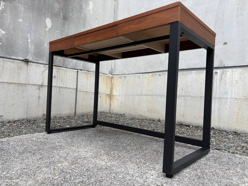 ウォルナットデスク　T-2546　W1100/D500/H725㎜　中古_7