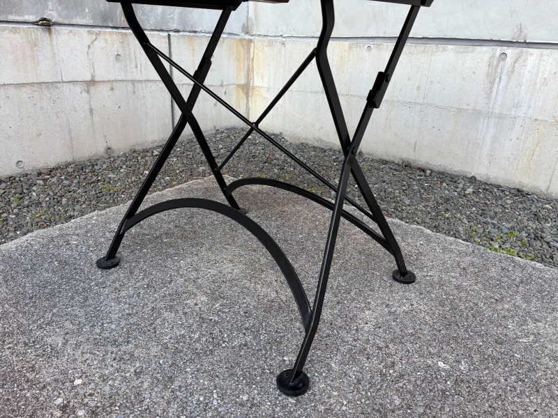 折り畳み式ガーデンテーブル　W1200/D800㎜　中古_6