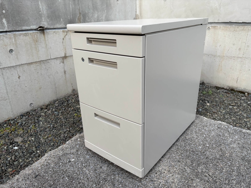 MX+デスクシリーズ　脇机　W400/D700/H700㎜　中古