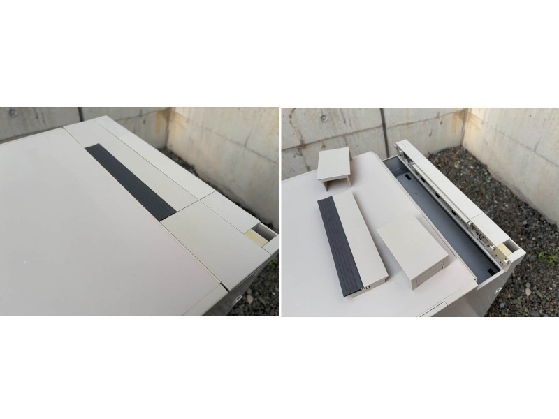 MX+デスクシリーズ　脇机　W400/D700/H700㎜　中古_4