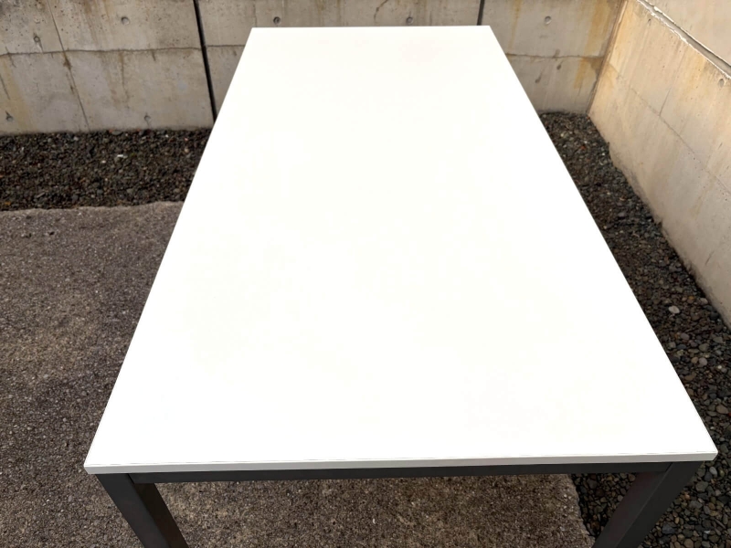 ミーティングテーブル　MT-1575　ホワイト　中古_3