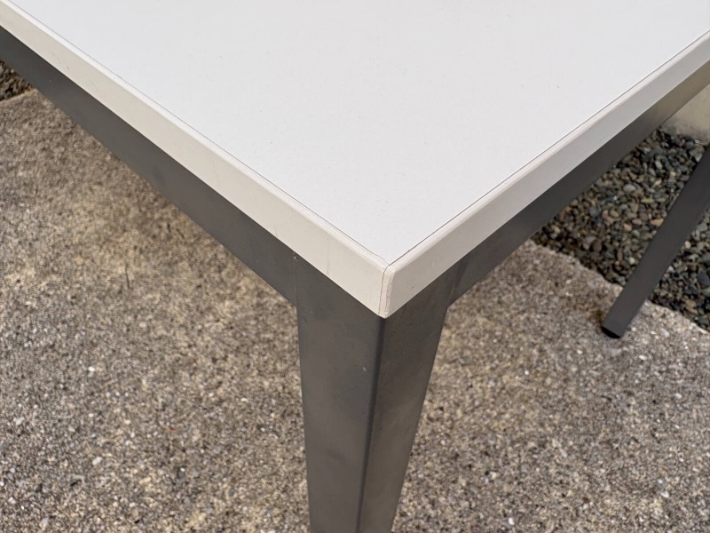 ミーティングテーブル　MT-1575　ホワイト　中古_4