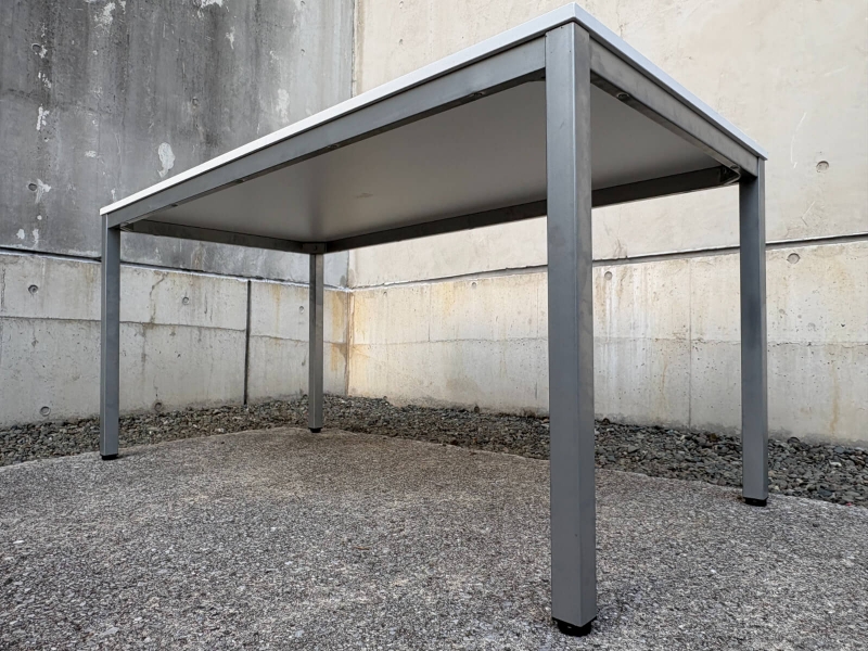 ミーティングテーブル　MT-1575　ホワイト　中古_6