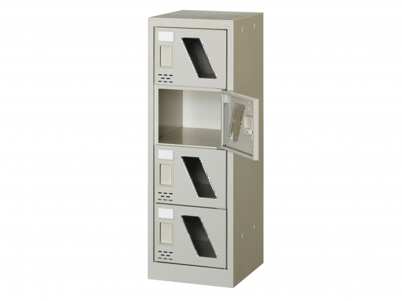 4人用シューズロッカー　窓付き　SC-4WM　新品