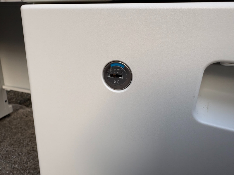 ピクサ２シリーズ　片袖机　W1200　ホワイト　中古_6