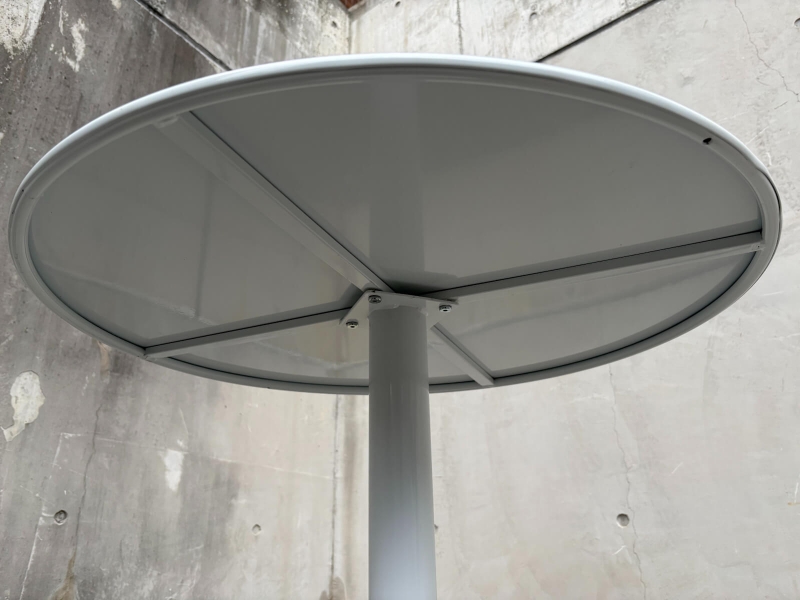 円形ハイテーブル　スチール天板　700Φ　中古_2