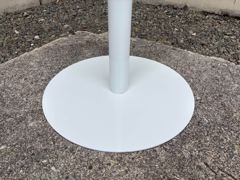 円形ハイテーブル　スチール天板　700Φ　中古_3