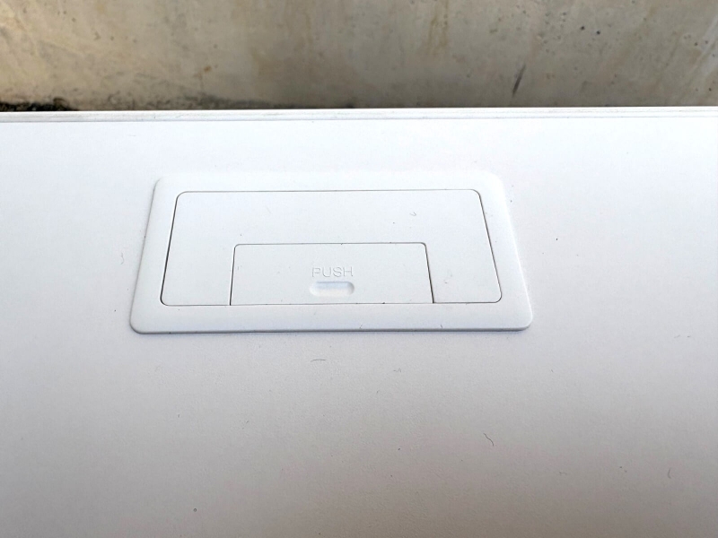 ピクサ２シリーズ　片袖机　W1000　ホワイト　中古_4