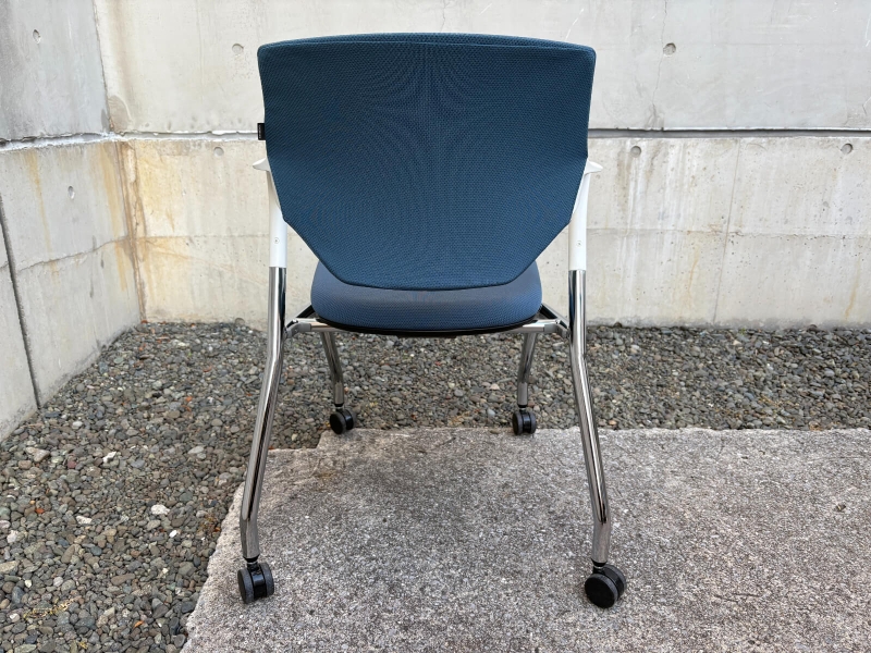 パート　ミーティングチェア　背カバー付き　中古_2