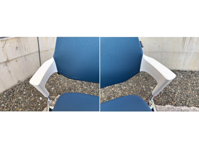 パート　ミーティングチェア　背カバー付き　中古_4