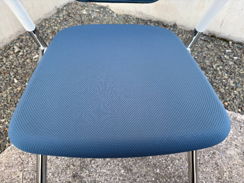 パート　ミーティングチェア　背カバー付き　中古_5