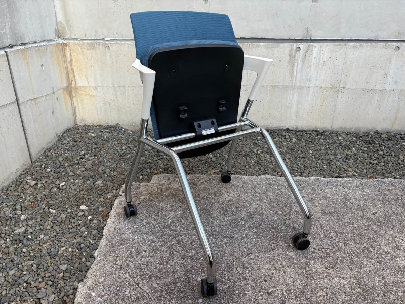 パート　ミーティングチェア　背カバー付き　中古_7