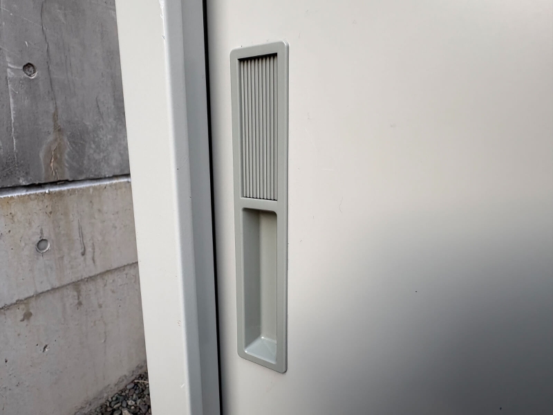 33タイプ　ガラス+スチール引違い書庫　上下セット　中古_6