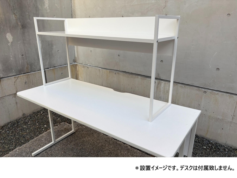 デスク用上棚（机上ラック）　W1160/D330/H620㎜　中古_6