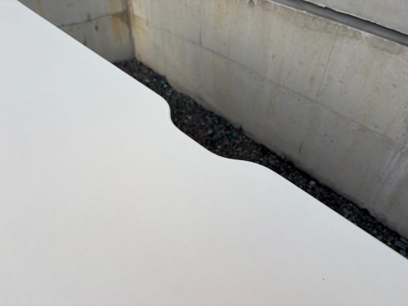 SCデスク　W1400/D595/H700㎜　ホワイト　中古_4