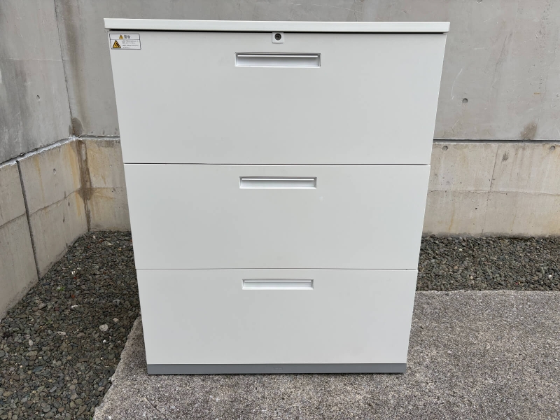 TFシリーズ　3段ラテラルキャビネット　天板付　中古_1