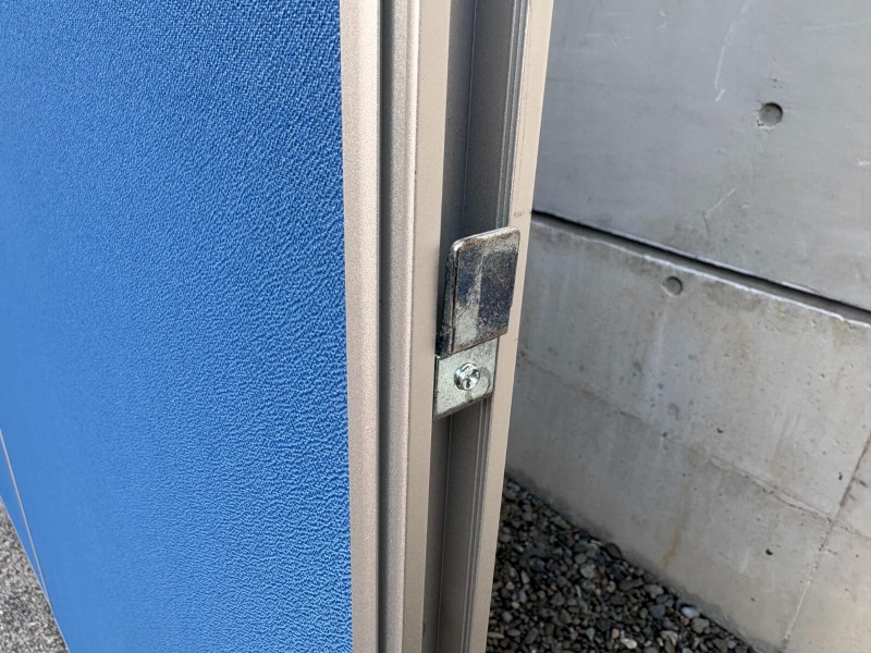 パーティション　OCパネル　2連セット　W900+900/H1800　ブルー　中古_2