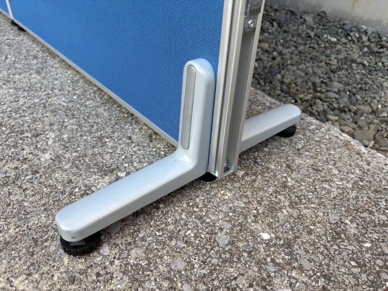 パーティション　OCパネル　2連セット　W900+900/H1800　ブルー　中古_6