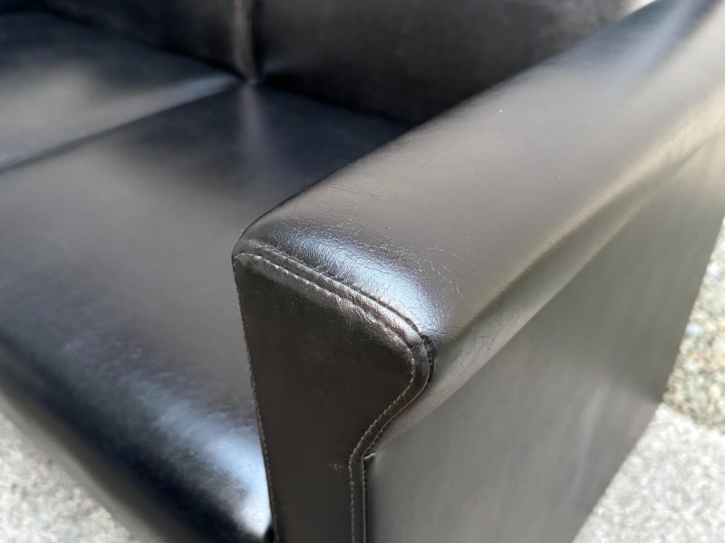 RP-6シリーズ　応接4点セット　レザー張り　中古_3