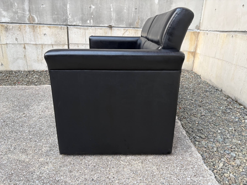 2人掛けソファ　RP-61　レザー張り　中古_1