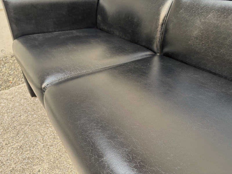 2人掛けソファ　RP-61　レザー張り　中古_3