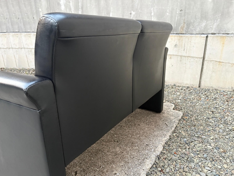 2人掛けソファ　RP-61　レザー張り　中古_6