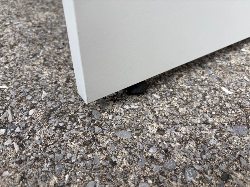 木製ワークデスク　W1200/D700/H700㎜　ホワイト　中古_7