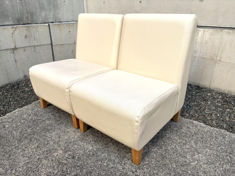 ロビーチェア　1人掛け×2脚セット　中古_0