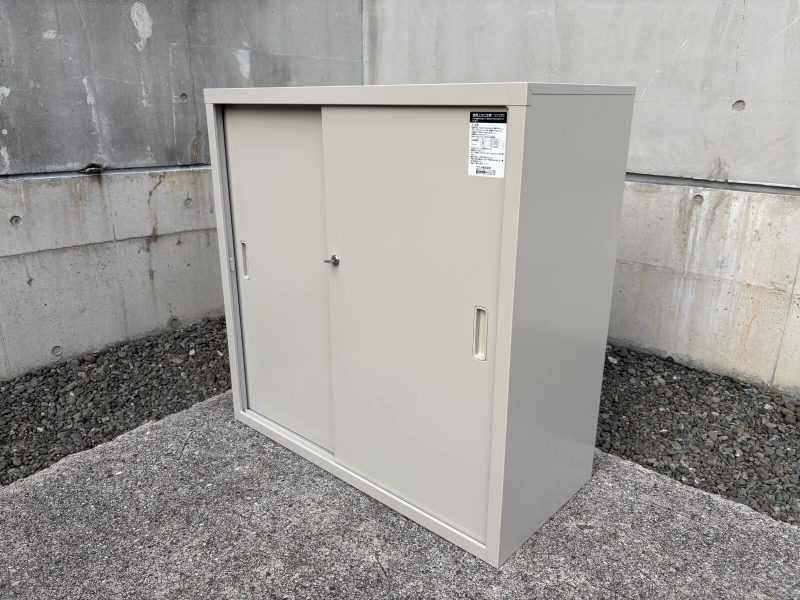 33タイプ　スチール引違い書庫　中古_0