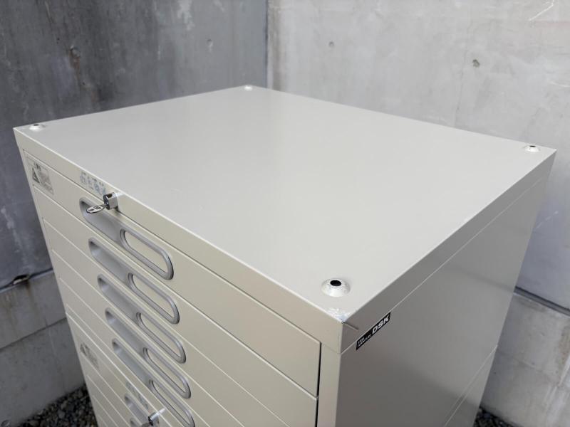 A2用マップケース　5段×3台+ベースセット　中古_3