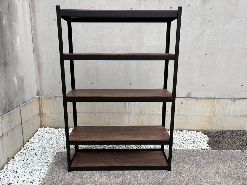 木製棚板　スチールラック　W1215/D415/H1810㎜　中古_1