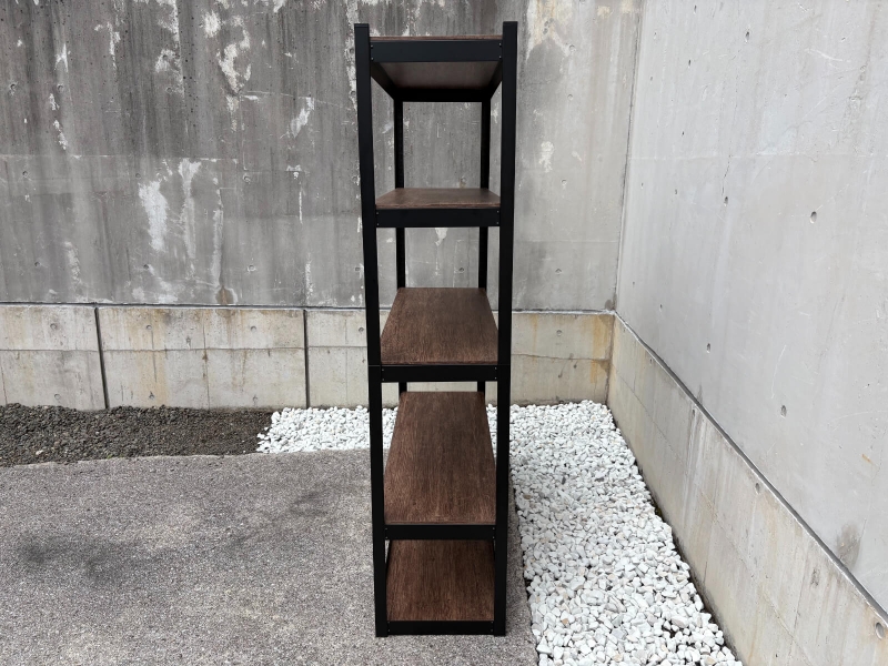 木製棚板　スチールラック　W1215/D415/H1810㎜　中古_2