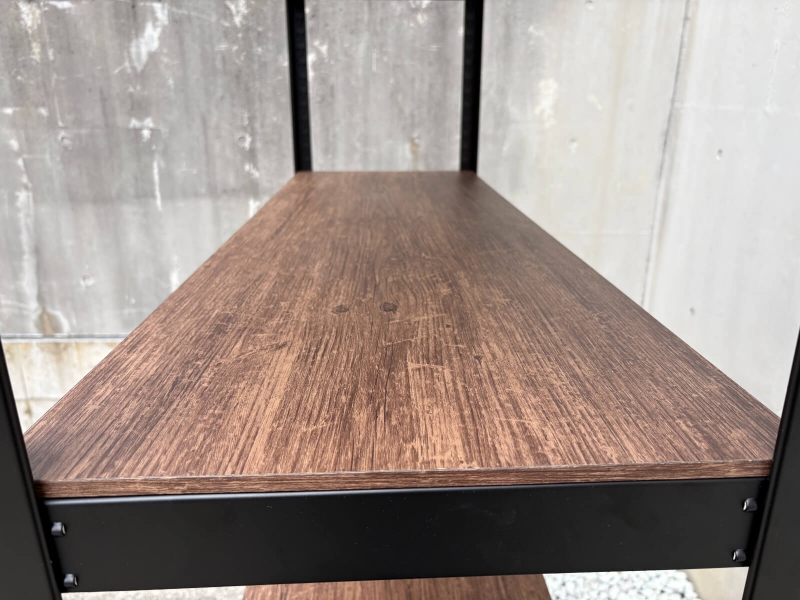 木製棚板　スチールラック　W1215/D415/H1810㎜　中古_4