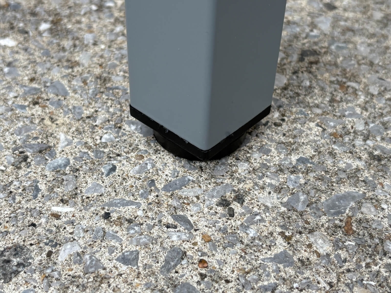 GOOLOOテーブル　W1800/D900㎜　中央配線機能付き　ナチュラル　中古_7