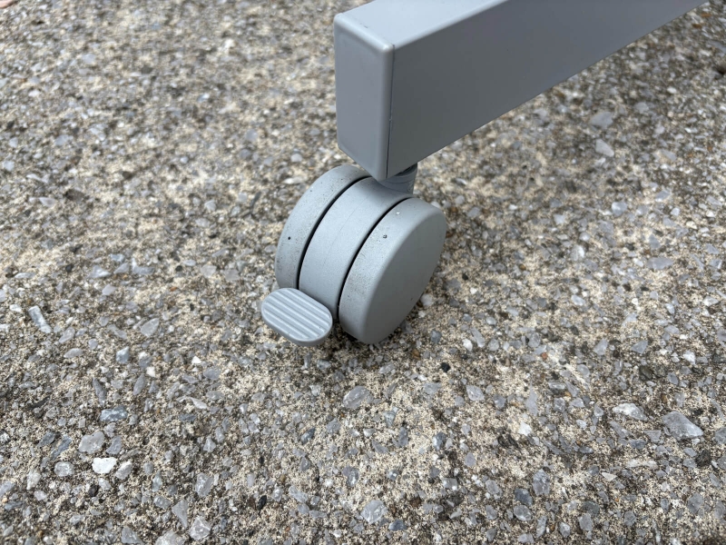 サイドスタックテーブル　W1800/D450㎜　ホワイト　中古_6