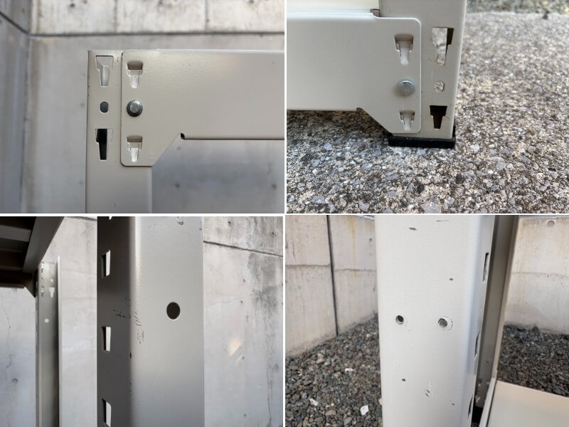 中量ボルトレスラック　300㎏耐荷/段　W955/D470/H1800㎜　中古_6