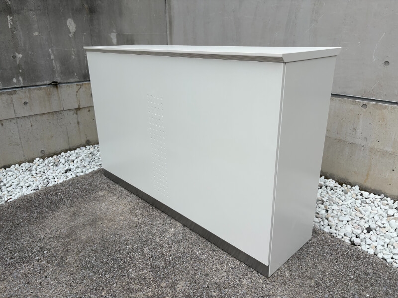 XC型ハイカウンター　中棚付き収納タイプ　W1800　中古