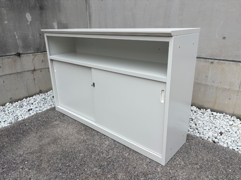 XC型ハイカウンター　中棚付き収納タイプ　W1800　中古_4