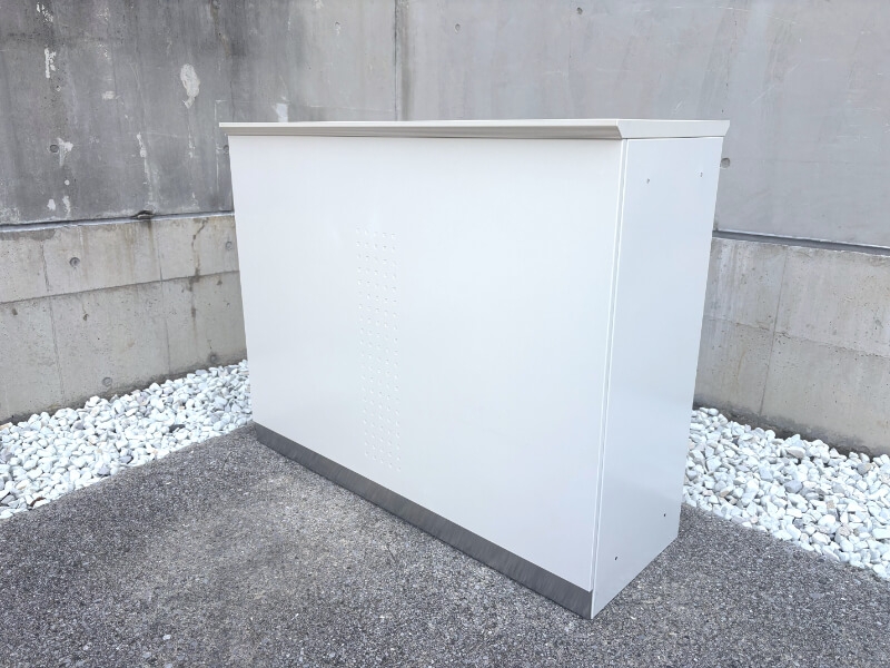 XC型ハイカウンター　中棚付き収納タイプ　W1200　中古