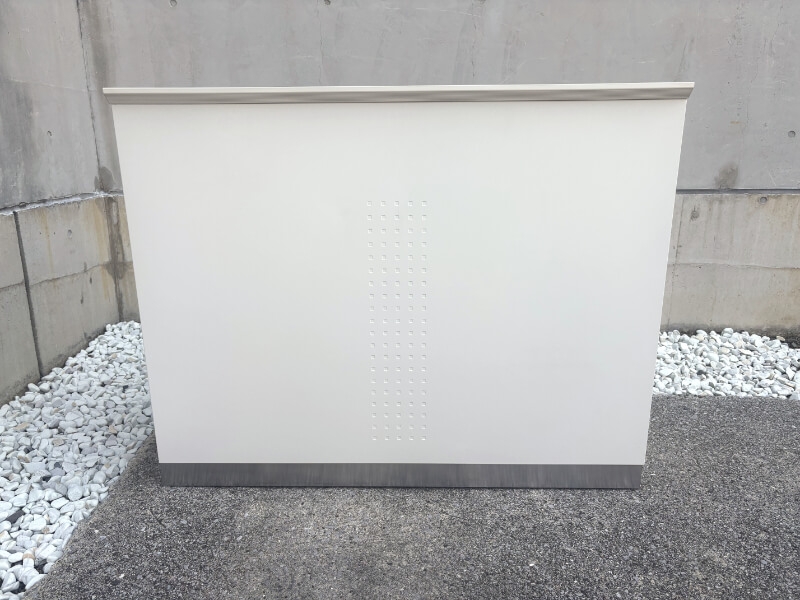 XC型ハイカウンター　中棚付き収納タイプ　W1200　中古_1