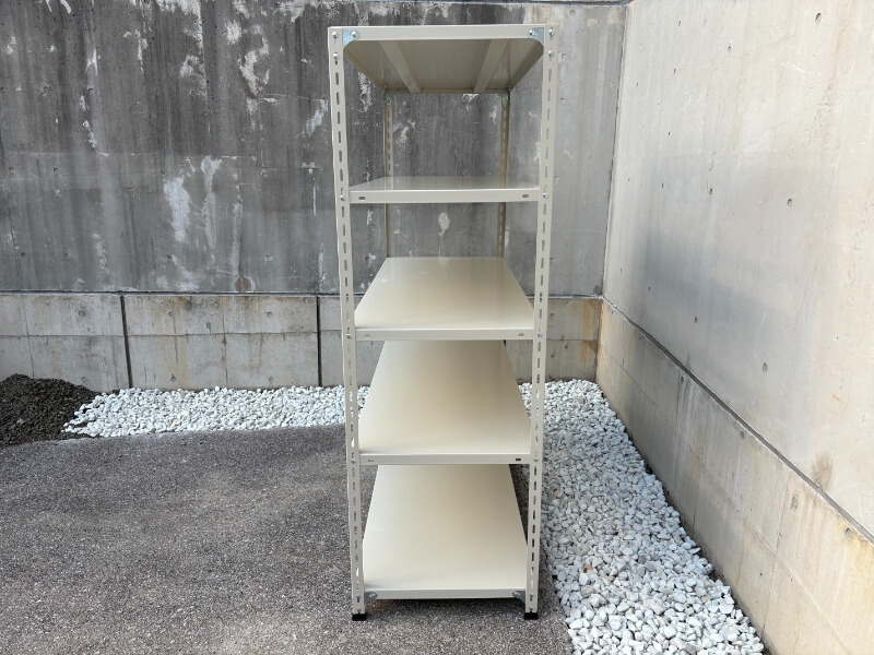 軽量ボルト式スチールラック　100㎏耐荷/段　W1500/D600/H1800㎜　中古_2
