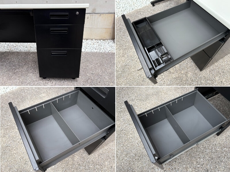 片袖机　W1400　ホワイト×ブラック　中古_6