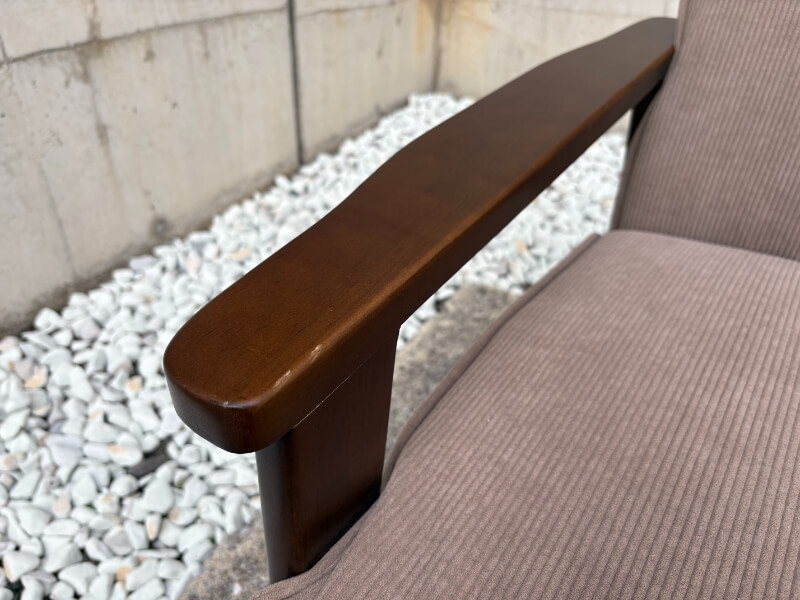 MOOD　2.5人掛けソファ　コーデュロイ張地　中古_6