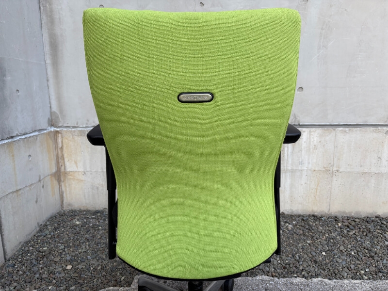 【訳アリ特価品】フィーゴチェア 　ハイバック　可動肘付き　グリーン　中古_2