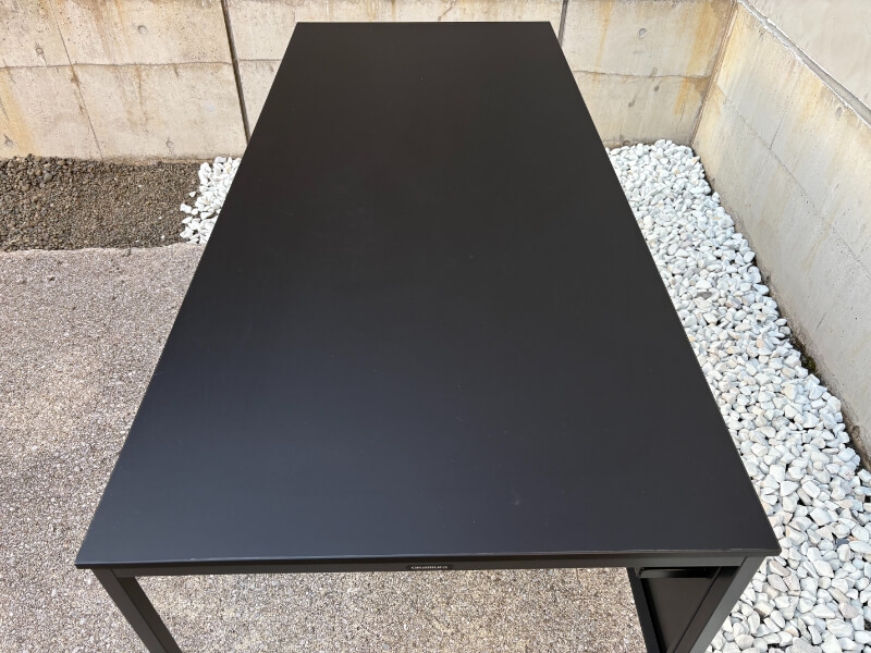 ソリスト　ワークデスク　W1600/D700㎜　ブラック　中古_4