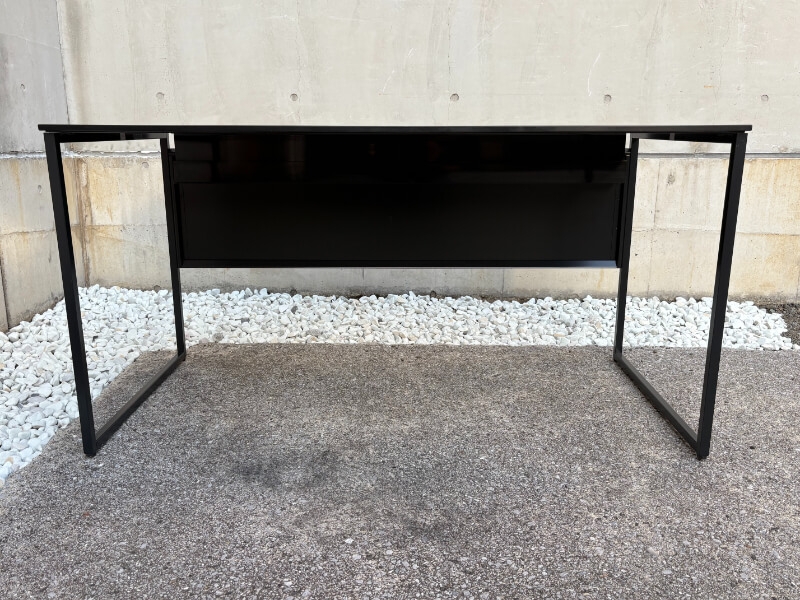 ソリスト　ワークデスク　W1400/D700㎜　ブラック　中古_1