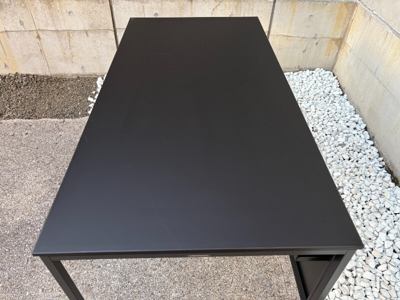 ソリスト　ワークデスク　W1400/D700㎜　ブラック　中古_4