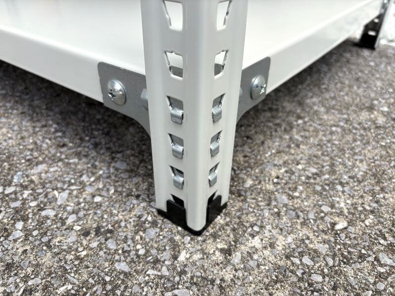 セミボルトレス軽量棚　100㎏耐荷/段　W1500/D600/H1800㎜　中古_7