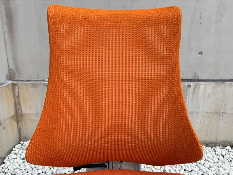 エフチェア　メッシュタイプ　アンバーオレンジ　中古_3